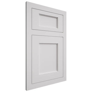 Shiloh Cabinetry Flush Inset Square Flat Paintable Pure White Door