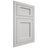 Shiloh Cabinetry Flush Inset Square Flat Paintable Repose Gray Door