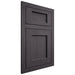 Shiloh Cabinetry Flush Inset Square Flat Red Oak Plain Cut Harbor Door