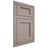 Shiloh Cabinetry Flush Inset Square Flat Red Oak Plain Cut Sterling Door