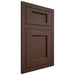 Shiloh Cabinetry Flush Inset Square Flat White Oak Plain Cut Braun Door