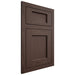 Shiloh Cabinetry Flush Inset Square Flat White Oak Plain Cut Dusk Door