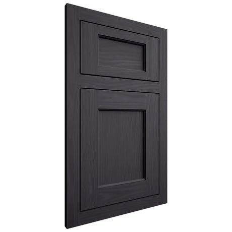Shiloh Cabinetry Flush Inset Square Flat White Oak Plain Cut Harbor Door