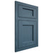 Shiloh Cabinetry Flush Inset Square Flat White Oak Plain Cut Hudson Door