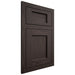 Shiloh Cabinetry Flush Inset Square Flat White Oak Plain Cut Morel Door