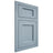 Shiloh Cabinetry Flush Inset Square Flat White Oak Plain Cut Sky Door