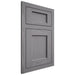 Shiloh Cabinetry Flush Inset Square Flat White Oak Plain Cut Sterling Door