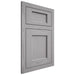 Shiloh Cabinetry Flush Inset Square Flat White Oak Plain Cut Stratus Door