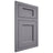 Shiloh Cabinetry Flush Inset Square Flat White Oak Quarter Sawn Cadet Door