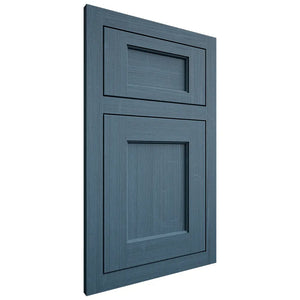 Shiloh Cabinetry Flush Inset Square Flat White Oak Quarter Sawn Hudson Door