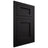 Shiloh Cabinetry Flush Inset Square Flat White Oak Quarter Sawn Ink Door