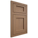 Shiloh Cabinetry Flush Inset Square Flat White Oak Quarter Sawn Medium Door