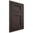 Shiloh Cabinetry Flush Inset Square Flat White Oak Quarter Sawn Morel Door