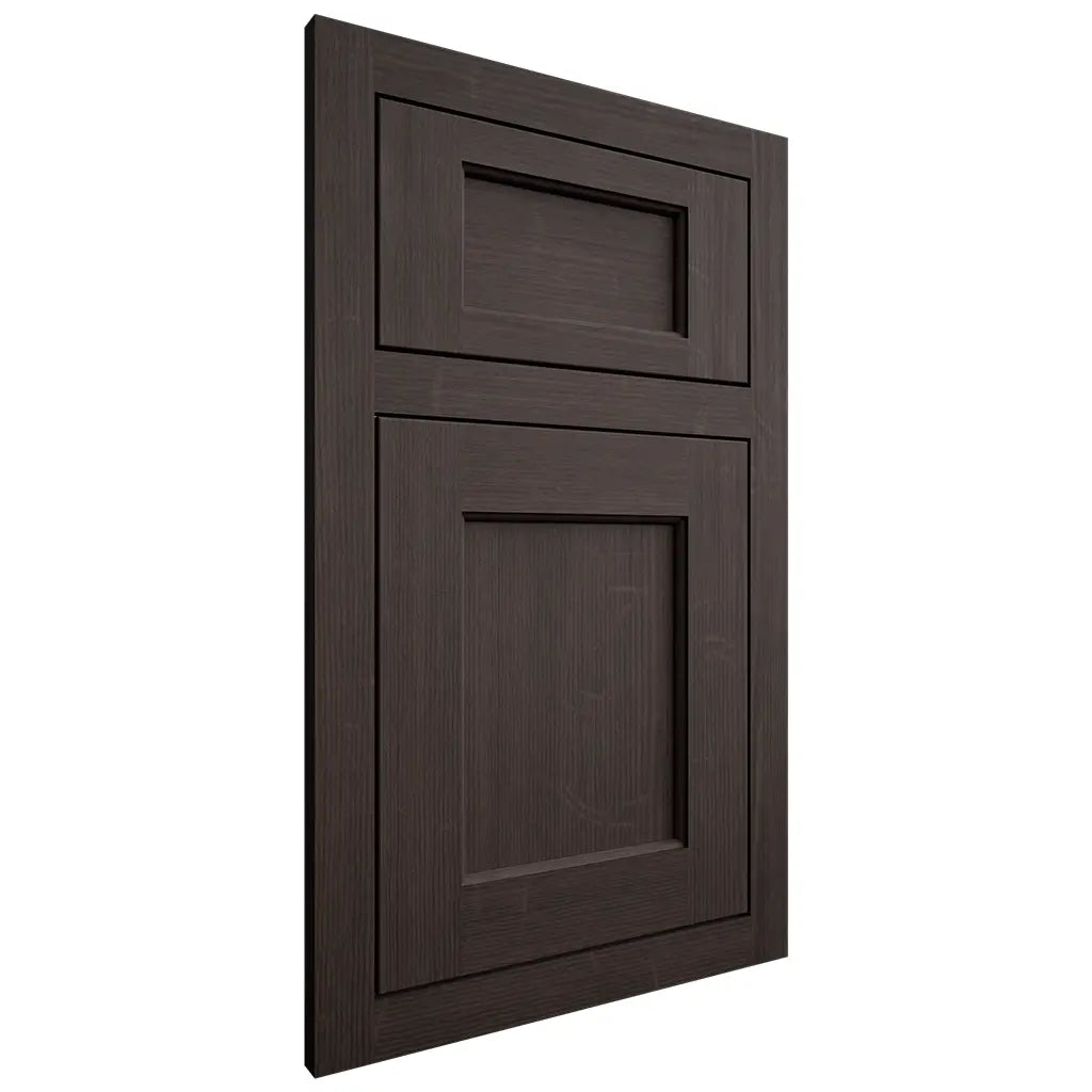 Shiloh Cabinetry Flush Inset Square Flat White Oak Quarter Sawn Morel Door