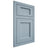 Shiloh Cabinetry Flush Inset Square Flat White Oak Quarter Sawn Sky Door