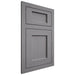 Shiloh Cabinetry Flush Inset Square Flat White Oak Quarter Sawn Sterling Door