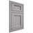 Shiloh Cabinetry Flush Inset Square Flat White Oak Quarter Sawn Stratus Door