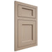 Shiloh Cabinetry Flush Inset Square Flat White Oak Quarter Sawn Straw Door