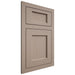 Shiloh Cabinetry Flush Inset Square Flat White Oak Quarter Sawn Whitewash Door