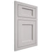 Shiloh Cabinetry Flush Inset Square Flat White Oak Rift Cut Cotton Door