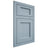 Shiloh Cabinetry Flush Inset Square Flat White Oak Rift Cut Sky Door