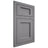 Shiloh Cabinetry Flush Inset Square Flat White Oak Rift Cut Sterling Door