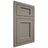 Shiloh Cabinetry Flush Inset Square Flat White Oak Rift Cut Thyme Door