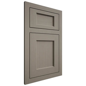 Shiloh Cabinetry Flush Inset Square Flat White Oak Rift Cut Thyme Door