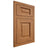 Shiloh Cabinetry Flush Inset Square Raised Alder Plain Cut Caramel Door