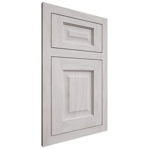 Shiloh Cabinetry Flush Inset Square Raised Alder Plain Cut Cotton Door