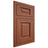 Shiloh Cabinetry Flush Inset Square Raised Alder Plain Cut Sierra Door