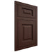 Shiloh Cabinetry Flush Inset Square Raised Alder Plain Cut Umber Door
