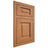 Shiloh Cabinetry Flush Inset Square Raised Cherry Plain Cut Medium Door