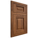 Shiloh Cabinetry Flush Inset Square Raised Hickory Plain Cut Burnt Sugar Door