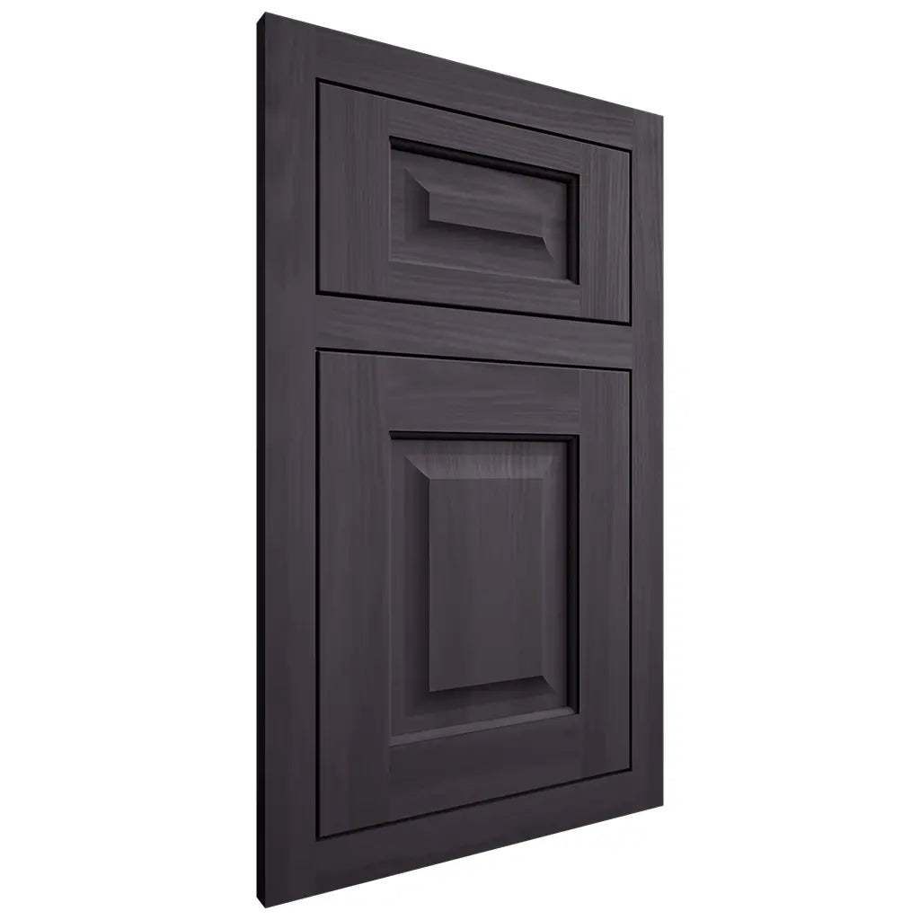 Shiloh Cabinetry Flush Inset Square Raised Hickory Plain Cut Harbor Door