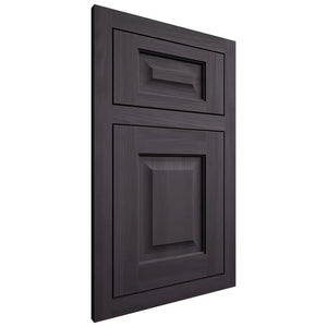 Shiloh Cabinetry Flush Inset Square Raised Hickory Plain Cut Harbor Door