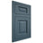 Shiloh Cabinetry Flush Inset Square Raised Hickory Plain Cut Hudson Door