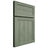 Shiloh Cabinetry Flush Inset Square Raised Hickory Plain Cut Moss Door