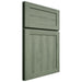 Shiloh Cabinetry Flush Inset Square Raised Hickory Plain Cut Moss Door