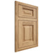 Shiloh Cabinetry Flush Inset Square Raised Hickory Plain Cut Natural Door