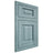 Shiloh Cabinetry Flush Inset Square Raised Hickory Plain Cut Sky Door