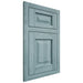 Shiloh Cabinetry Flush Inset Square Raised Hickory Plain Cut Sky Door
