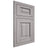 Shiloh Cabinetry Flush Inset Square Raised Hickory Plain Cut Stratus Door