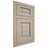 Shiloh Cabinetry Flush Inset Square Raised Maple Plain Cut Pebble Door