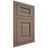 Shiloh Cabinetry Flush Inset Square Raised Maple Plain Cut Rockbridge Door