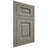 Shiloh Cabinetry Flush Inset Square Raised Maple Plain Cut Thyme Door