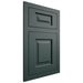 Shiloh Cabinetry Flush Inset Square Raised Paintable Billiard Green Door