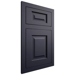 Shiloh Cabinetry Flush Inset Square Raised Paintable Hale Navy Door