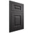 Shiloh Cabinetry Flush Inset Square Raised Paintable Iron Ore Door
