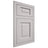 Shiloh Cabinetry Flush Inset Square Raised Paintable Light French Gray Door
